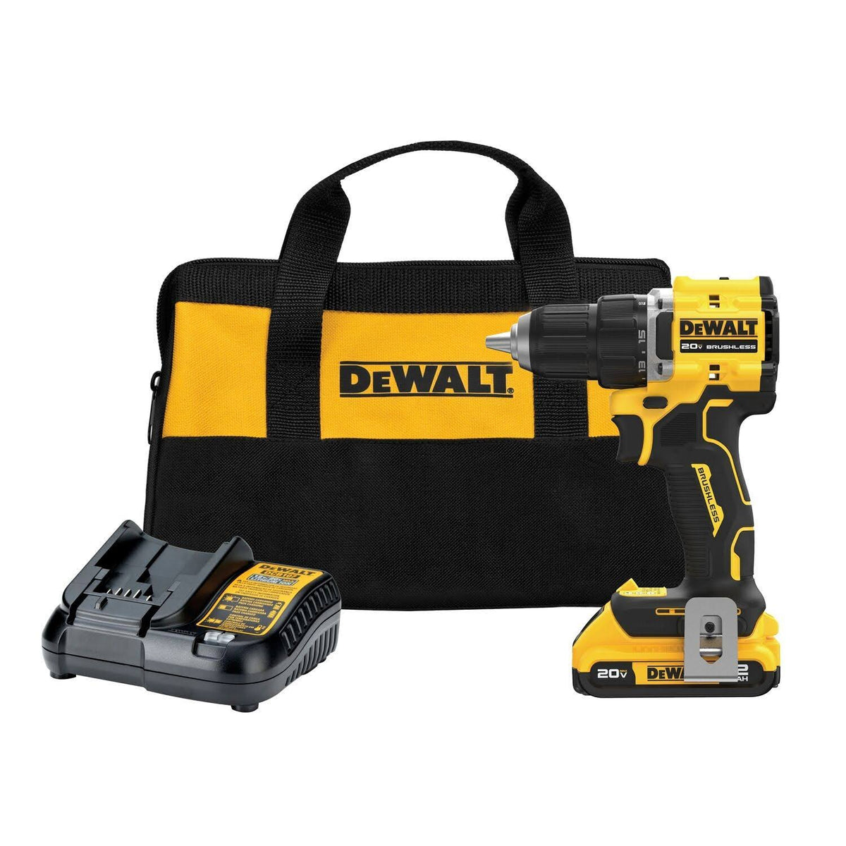 DeWalt DCD794D1 Atomic Compact Series 20V Max Brushless Cordless 1/2in Drill/Driver Kit