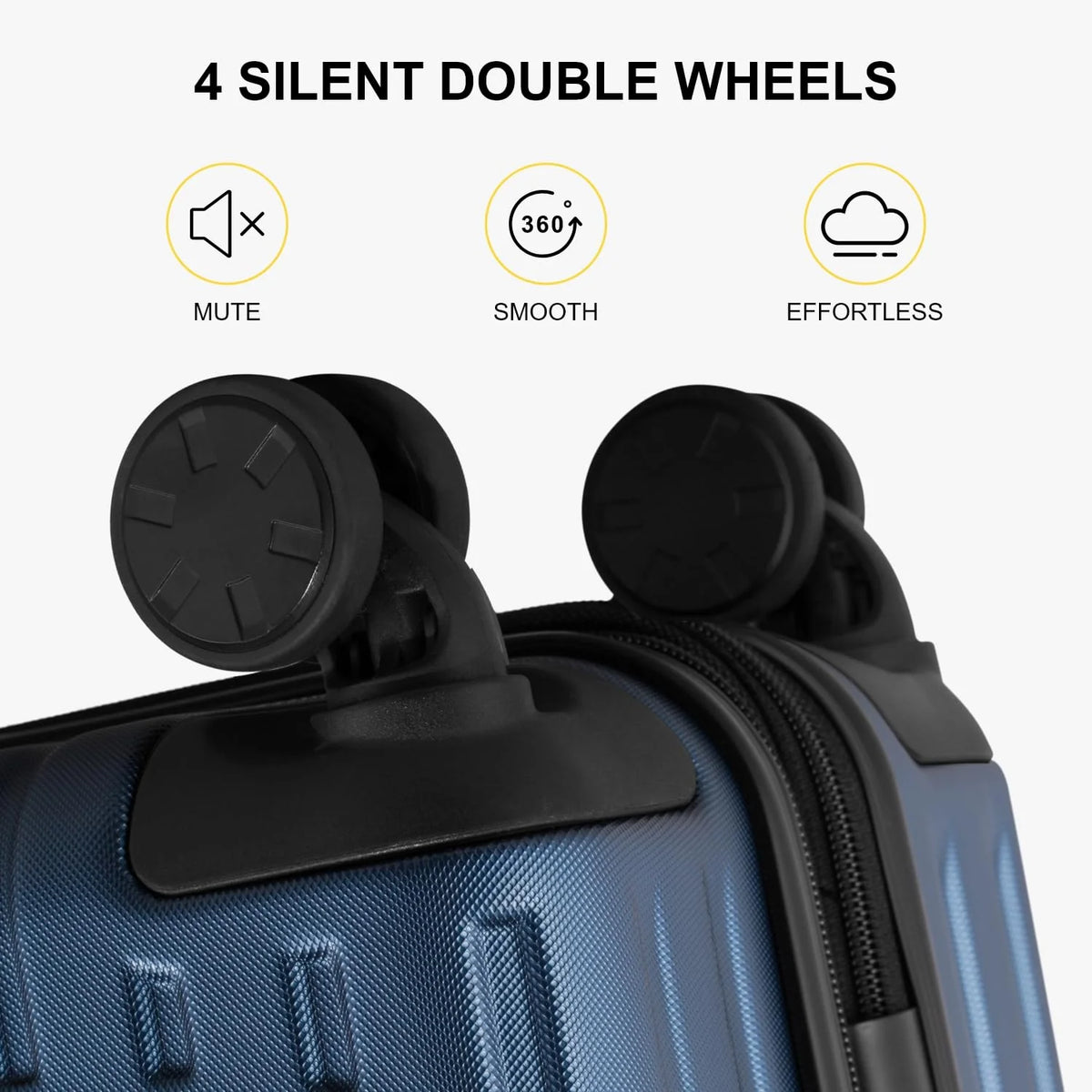 LEVEL8 Grace EXT 20 Carry On Luggage With Wheels