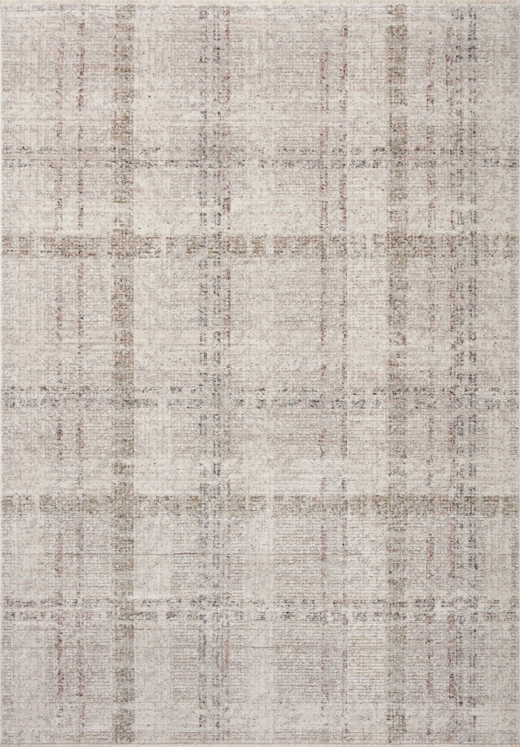 Angela Rose x Loloi 5'3" 7'6" Ivory Ember EMB-04 Area Rug