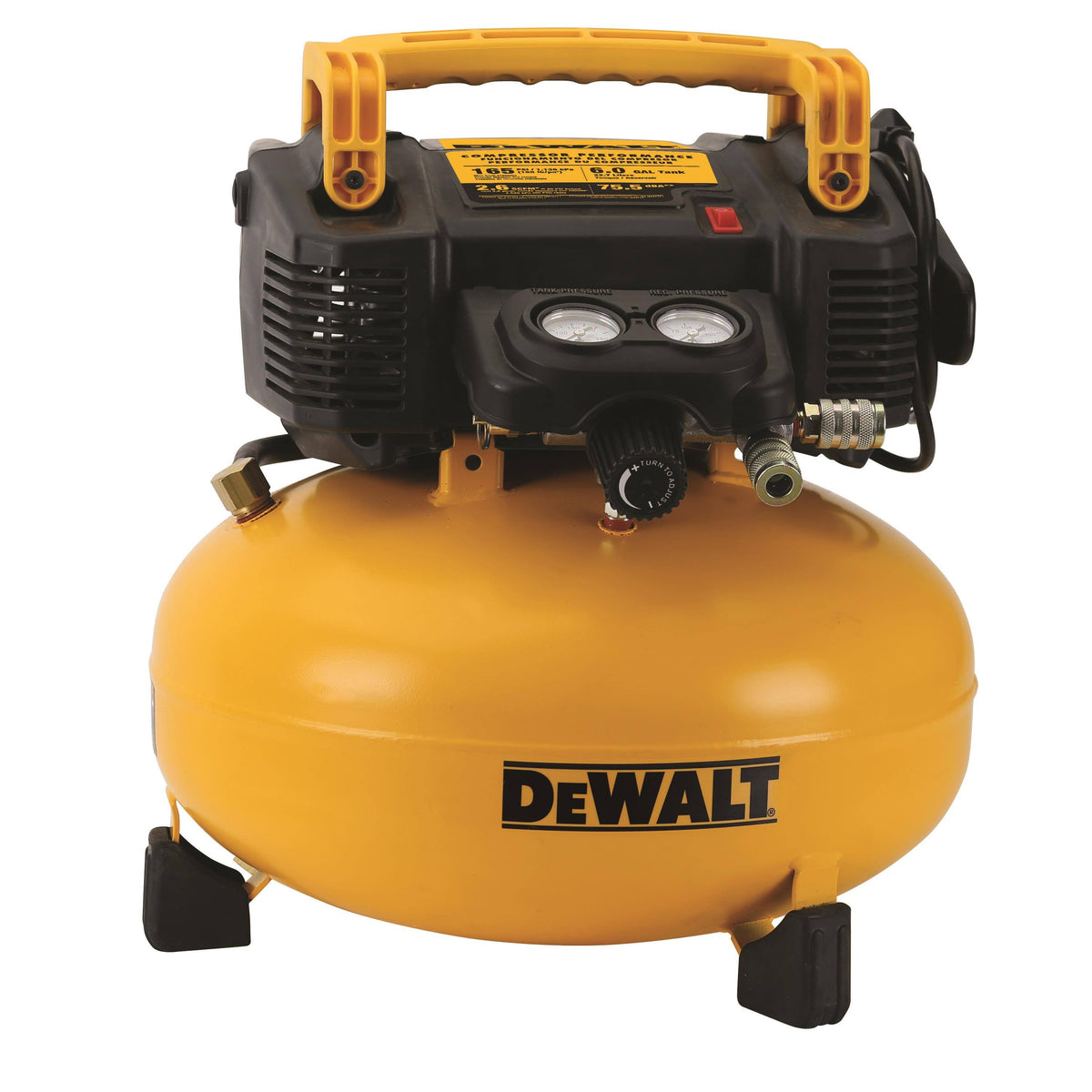 DeWalt DWFP55126 6 Gallon 165 PSI Pancake Compressor