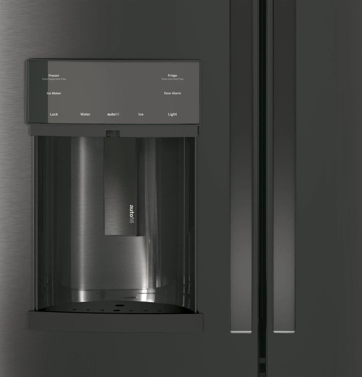 Appliances PFE28KBLTS 36 Inch French Door Refrigerator Black Stainless Steel
