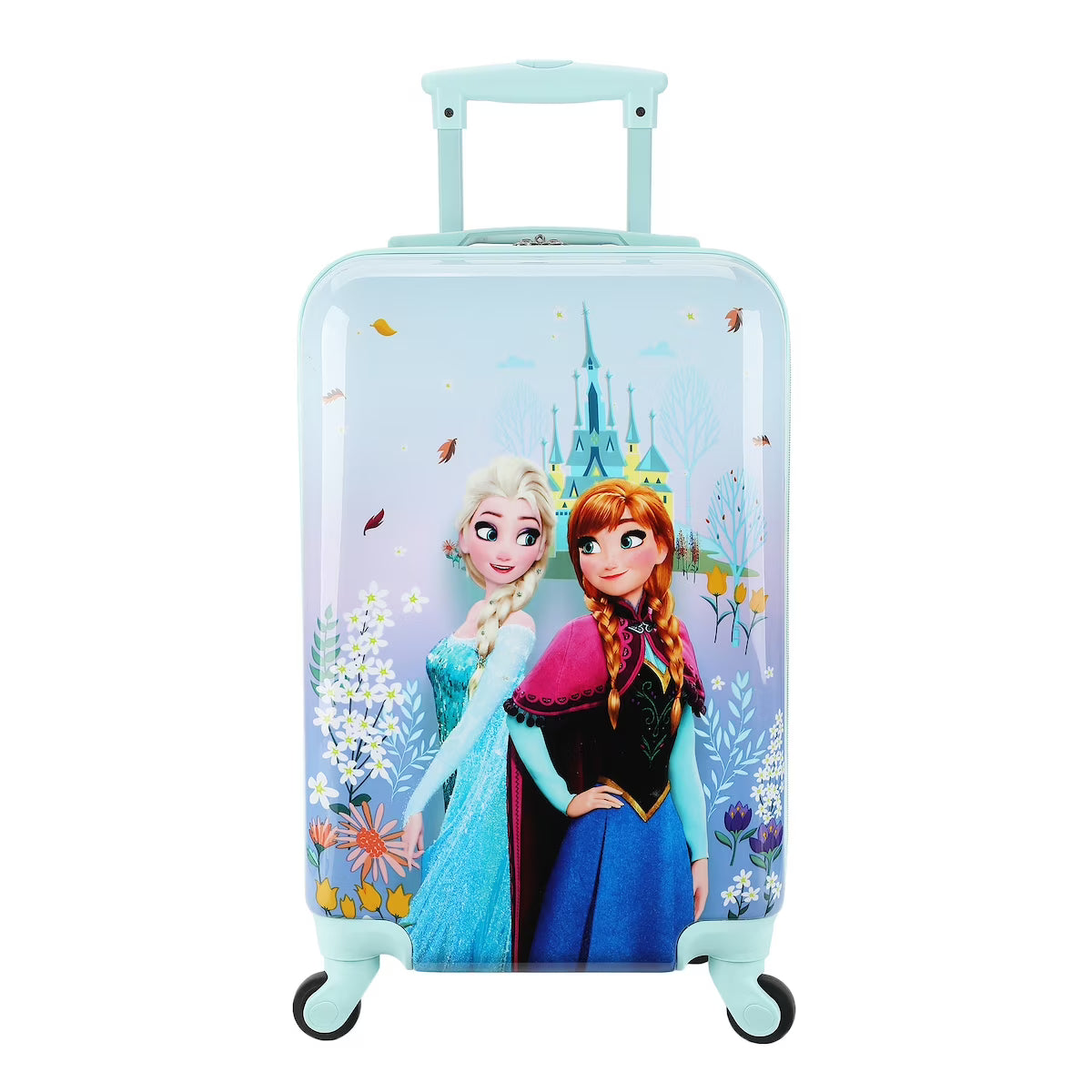 Frozen Elsa & Anna Arendelle Castle 20" Rolling Luggage