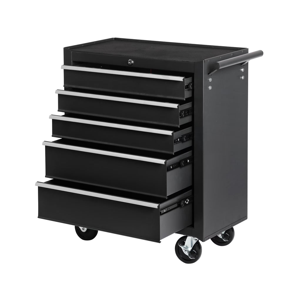 5-Drawer Rolling Tool Chest Tool Storage Cabinet with Wheels Tool Organizer Box