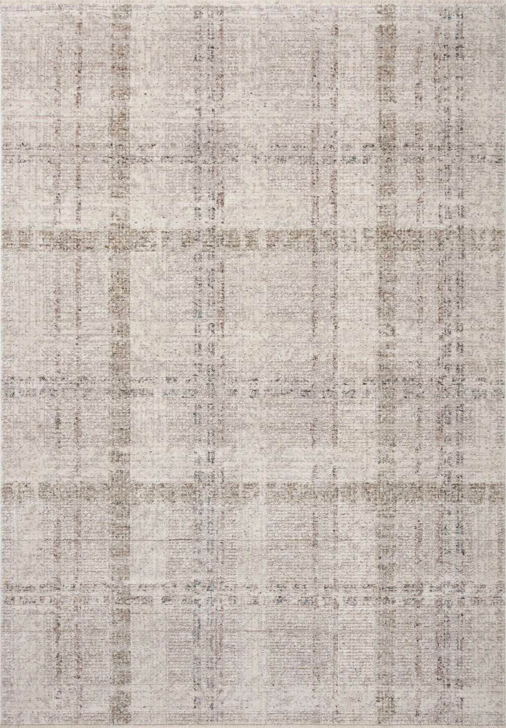 Angela Rose x Loloi 5'3" 7'6" Ivory Ember EMB-04 Area Rug